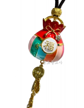 복주머니 차걸이