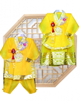 복동자동녀 (노랑)