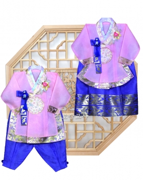 복동자동녀복 (보라/분홍)