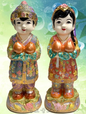 칠보 천상동자동녀 세트 1자5치