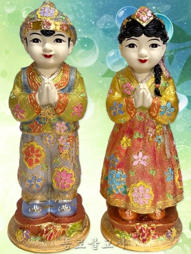 칠보 꼬마도령동녀세트  1자3치