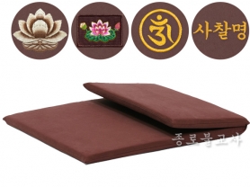 평직순면 2단접이식 평좌복 (밤색)