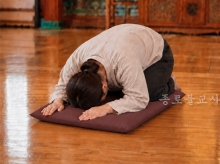 순면 절방석(밤색) 60*90 신도방석