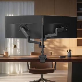 카멜마운트 벽면 밀착형 프리미엄 듀얼 모니터 거치대 CMA2V