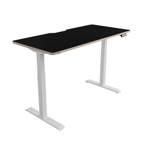 핏쳐 고강도 듀얼 스퀘어 프레임 전동식 모션데스크 E2