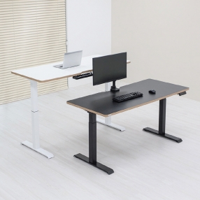 핏쳐 고강도 듀얼 스퀘어 프레임 전동식 모션데스크 E2