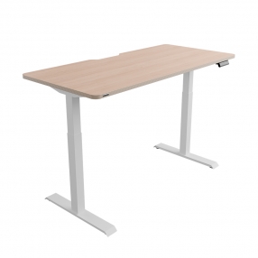 핏쳐 고강도 듀얼 스퀘어 프레임 전동식 모션데스크 E2