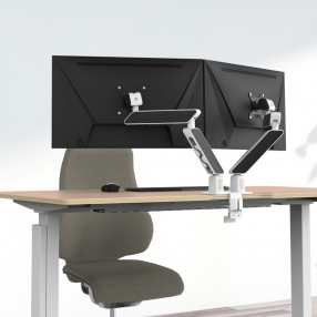 카멜마운트 GDA3D 듀얼 디자인 커브드 와이드 모니터 거치대 모니터암