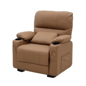 핏쳐 프리미엄 1인용 전동 리클라이너 가죽 소파 ERE2 안락의자 쇼파