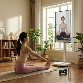 카멜마운트 MMB43PW 이동식 높이조절 삼텐바이미 모니터 TV 스탠드 거치대