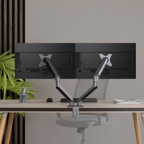 [중고] 카멜마운트 셀프밸런스 듀얼 모니터암 AMA2D