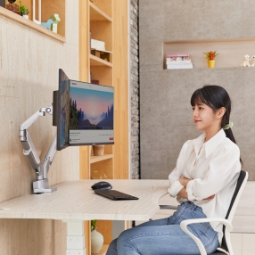 [중고] 카멜마운트 고든 프리미엄 듀얼 모니터 거치대 DMADSS