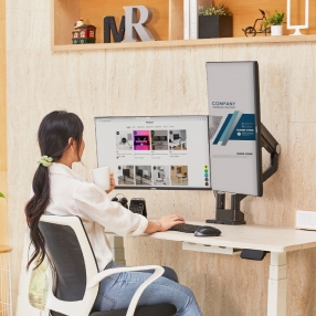 [중고] 고든 디자인 듀얼 모니터암 GDA1D