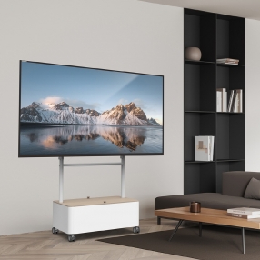 [중고] 카멜마운트 SSB65W 이동형 수납 TV 인테리어 스탠드 거치대