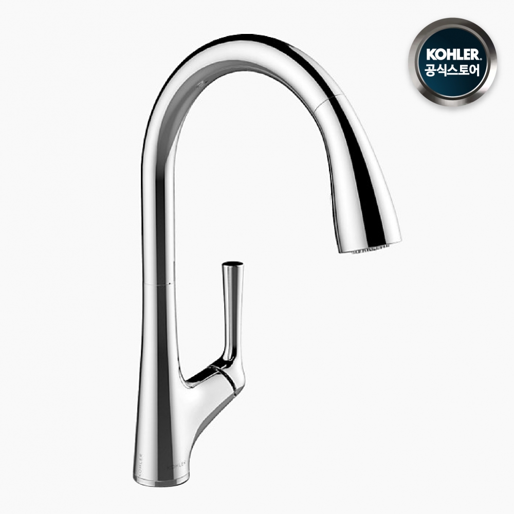<small>KOHLER 77748T-4-CP</small>Malleco 터치리스 주방수전