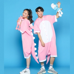 핑크색 공룡잠옷 반티 - [ 일체형 ] : [ ENS107 ]