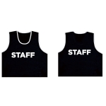 STAFF 팀조끼 앞,뒷면마킹