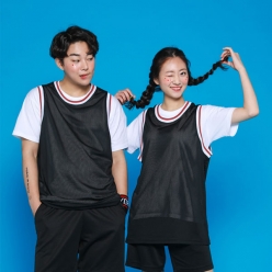 블랙 농구나시 반티 - [ 상의 ] : [ ENS1002 ]