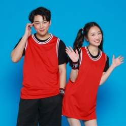 레드 농구나시 반티 - [ 상의 ] : [ ENS1003 ]