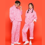 핑크색 교련복 반티 - [ 상의 긴소매 ]  : [ ENS335 ]