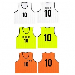 체육대회팀조끼  팀명번호마킹 ( 12 색상 ) - [ ENC077외(D)10 ]