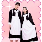 메이드반티set ( 원피스+머리띠+리본+앞치마 ) - [ ENSBT121 ]