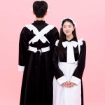 메이드반티set ( 원피스+머리띠+리본+앞치마 ) - [ ENSBT121 ]