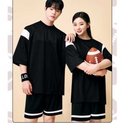 블랙 럭비 반티 - [ 상의 ] : [ ENS573 ]