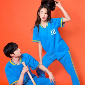 블루 야구반티 [ 상의 ] - [ ENBA686 ]