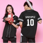 블랙 야구반티 [ 상의 ] - [ BTC-7523 ] M