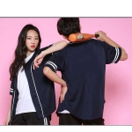 네이비 야구반티 [ 상의 ] - [ BTC-7520 ] M