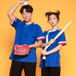 블루 야구반티 [ 상의 ] - [ BTC-8551 ] M