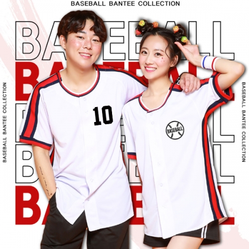 화이트 야구반티 [ 상의 ] - [ BTC-8532 ] M