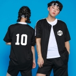 블랙 야구반티 [ 상의 ] - [ BTC-8553 ] M