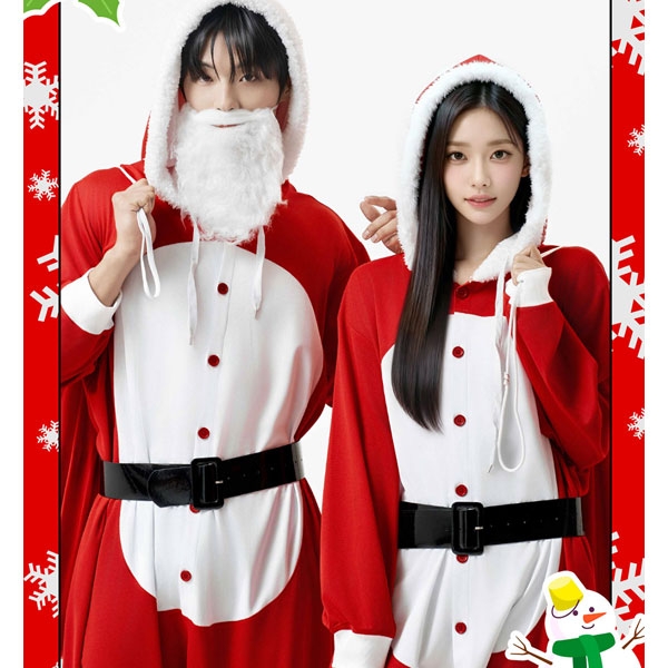 산타잠옷 (수염+벨트set) - [ ENSBT-1225 ]