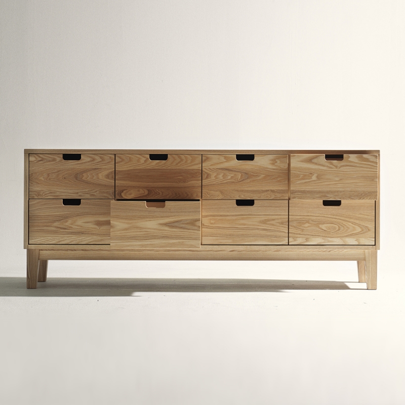 urbanworks 8 drawers oak chest