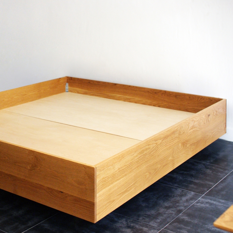 urbanworks modern frame bed