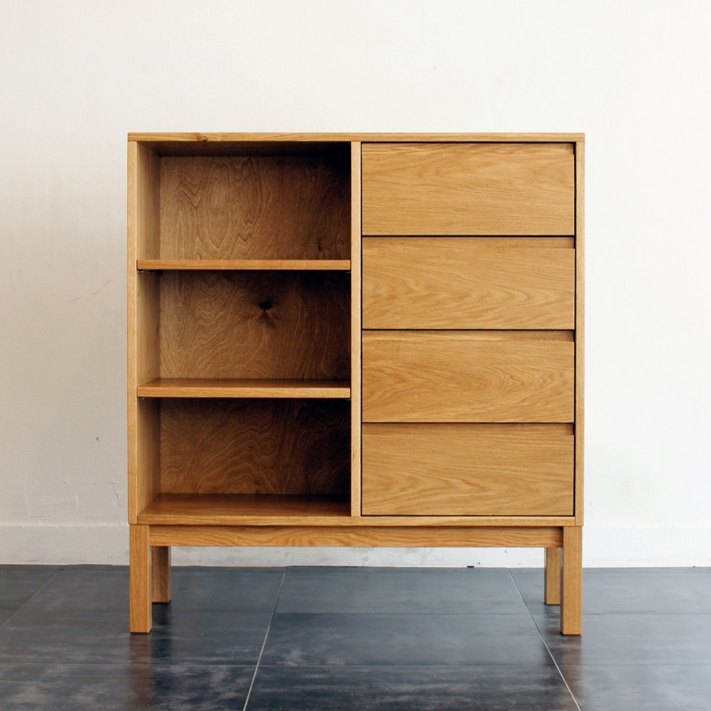 urbanworks modern drawer with shelf