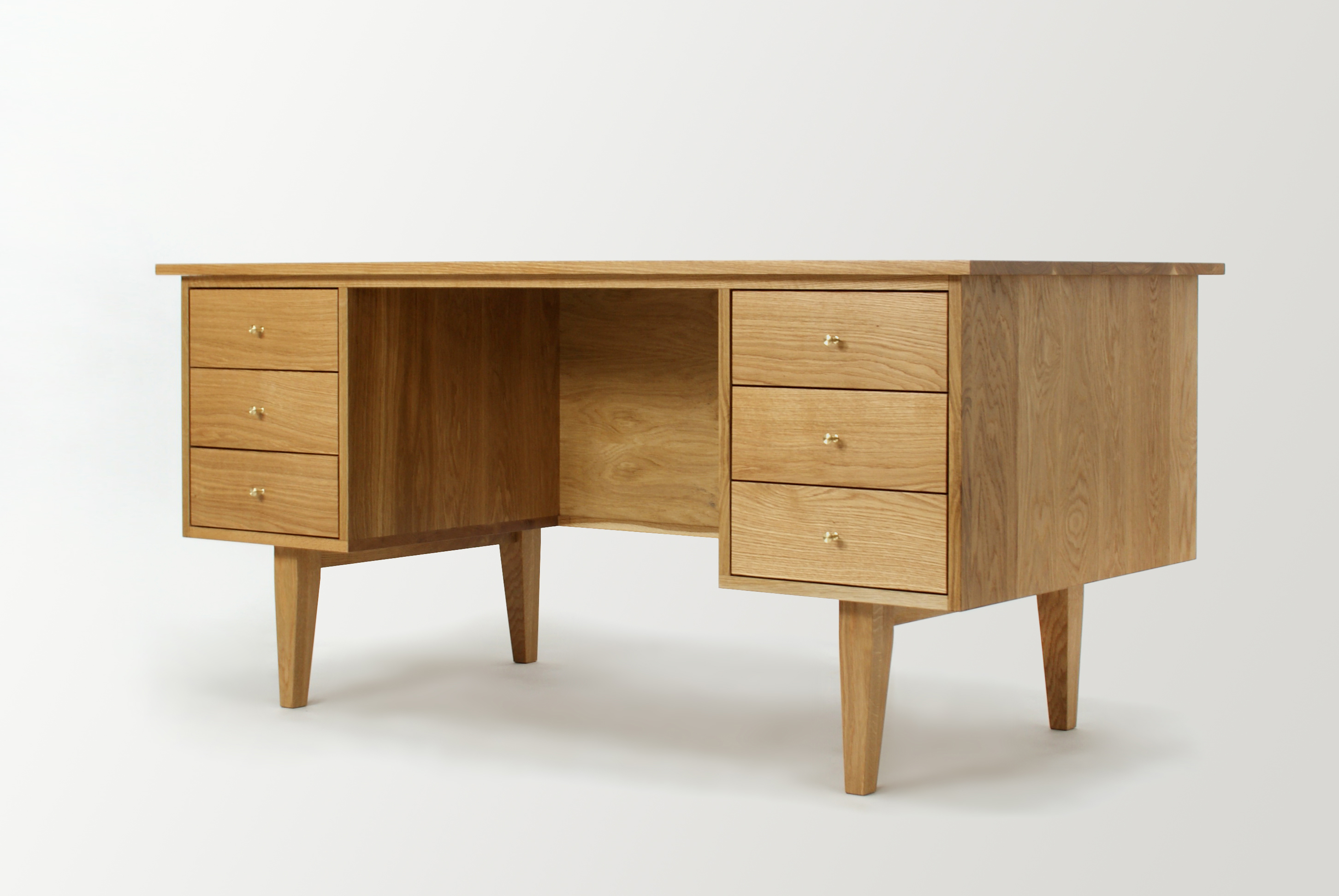 urbanworks modern 6 drawer desk