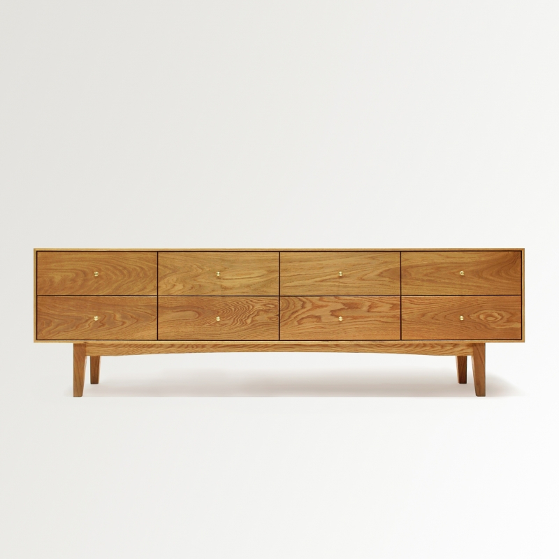 urbanworks brass point chest - whiteoak, cherry