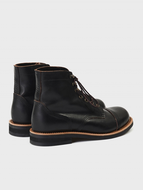 WORK BOOTS BLACK</BR> [CHROMEXCEL BY HORWEEN]