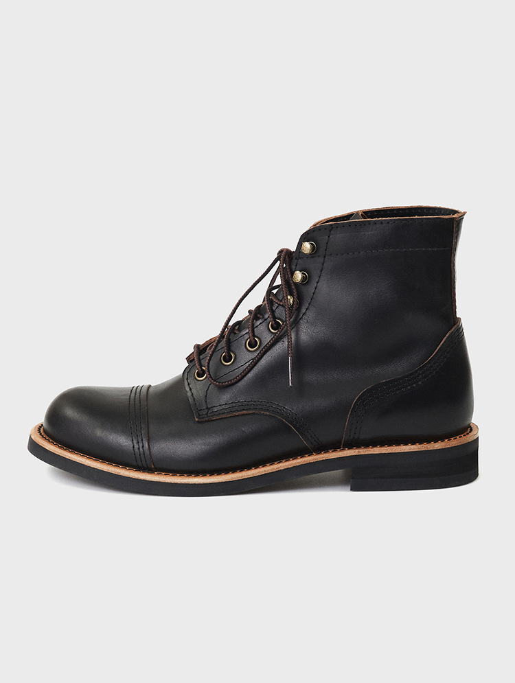 WORK BOOTS BLACK</BR> [CHROMEXCEL BY HORWEEN]