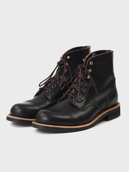 WORK BOOTS BLACK</BR> [Collab. with HEYSTE]