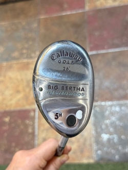 중고 캘러웨이 빅버샤 여성유틸리티 5번26도