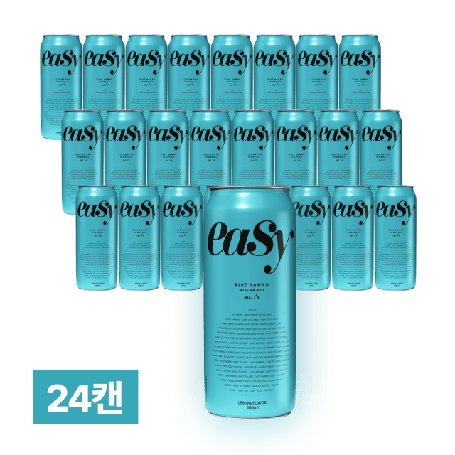 [공동구매] 이지 블루하와이 하이볼 500ml 24캔 (1박스) 대표이미지