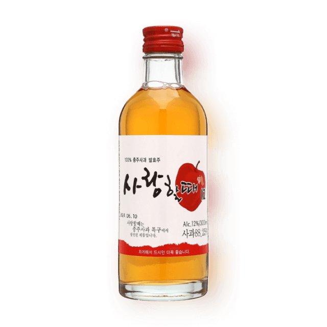 사랑할때 12도 300ml (사과와인)