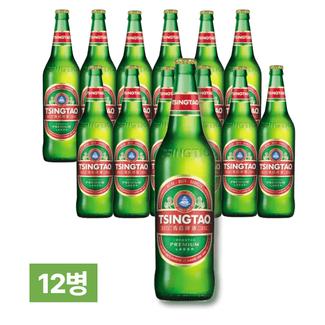 칭따오 라거 640ml 12병 (1박스)