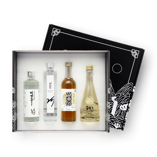 청와대 오봉도 선물세트 (문배술, 이강주, 솔송주, 한산소곡주)