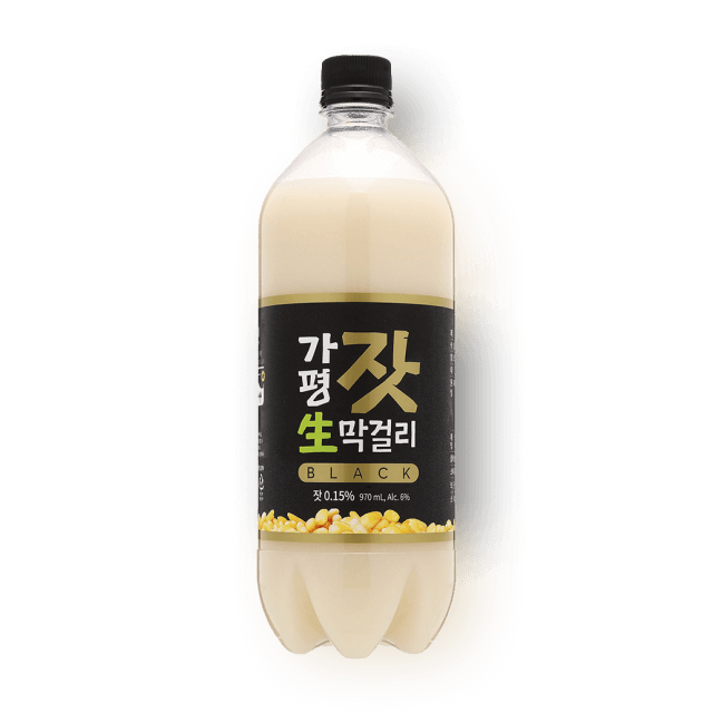 가평잣생막걸리 블랙 6도 970ml