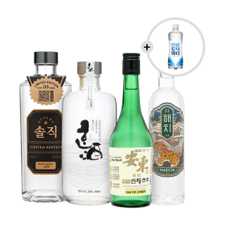 원샷세트 (솔직, 한주, 해치, 명인안동소주, 토닉워터)